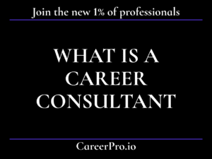 What is a career consultant